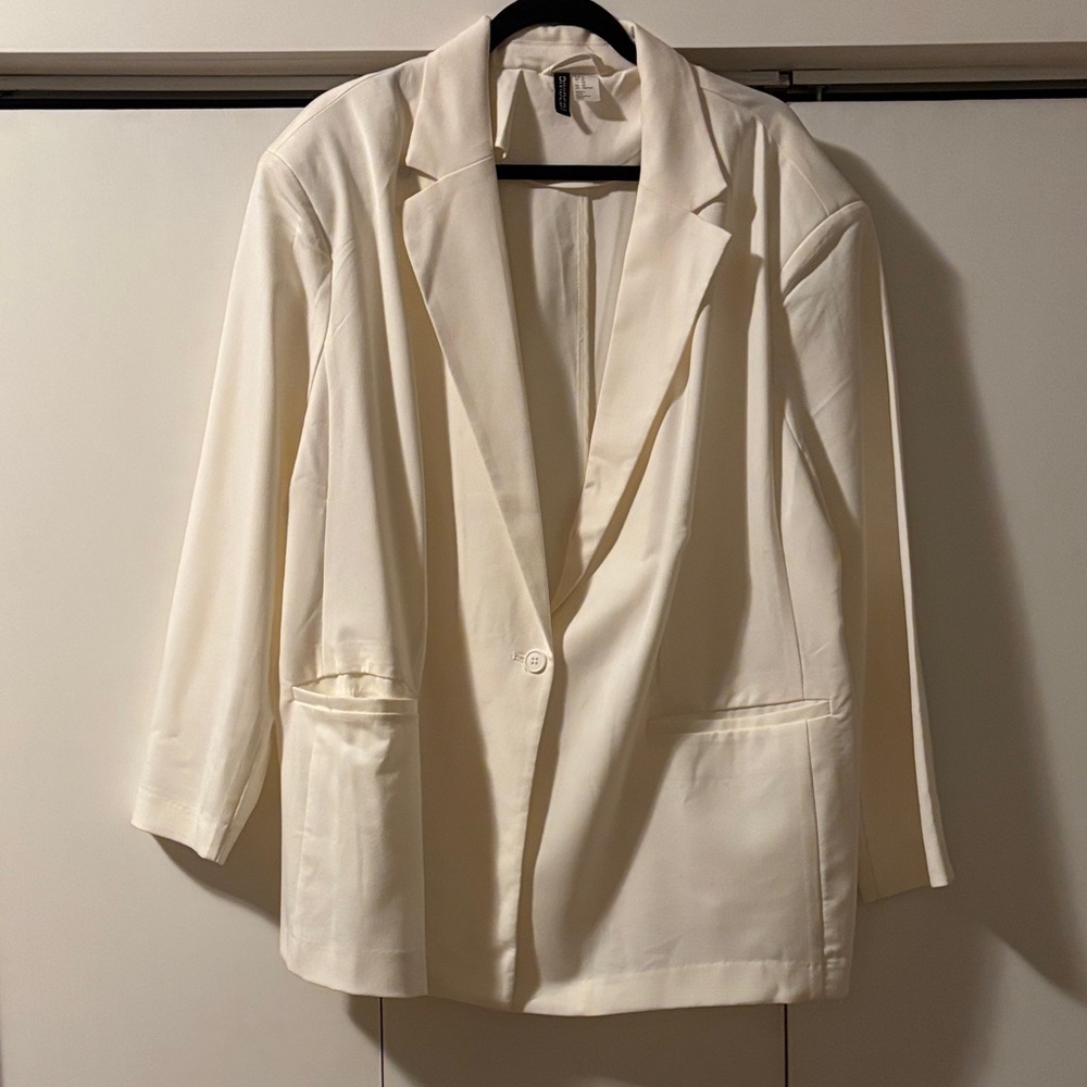 H&M Off-White Blazer